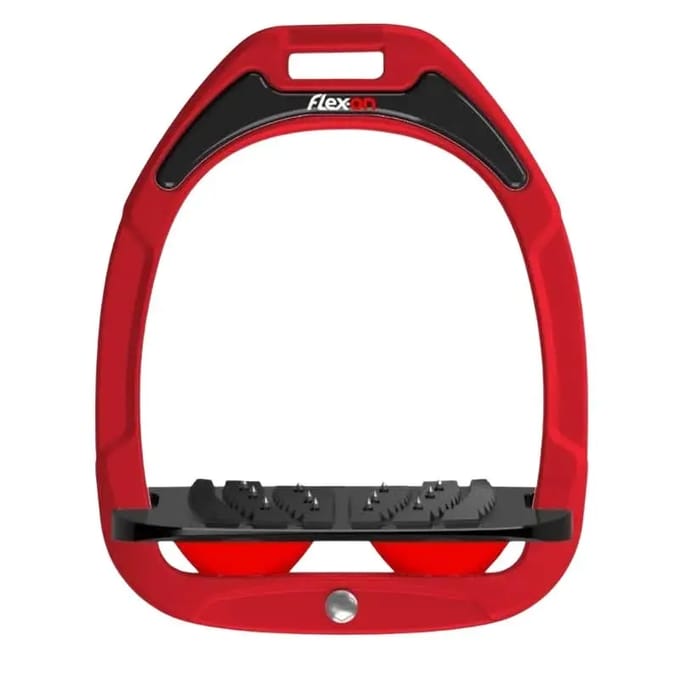 Ultra Grip Verstelbare Steigriemen Rood/Zwart/Rood Flex-On Green Composite