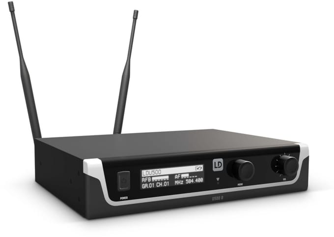 Adam Hall U505 HHC 584-608MHz - Draadloze transmissie set
