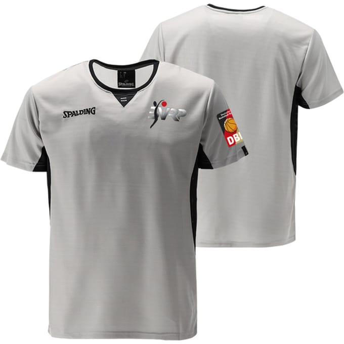 Spalding Offizielles Bvrp Referee T-shirt Grijs