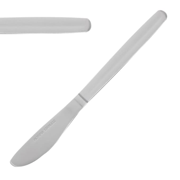 Olympia Tafelmessen - Kelso - RVS mes - 21 cm (Set van 12)