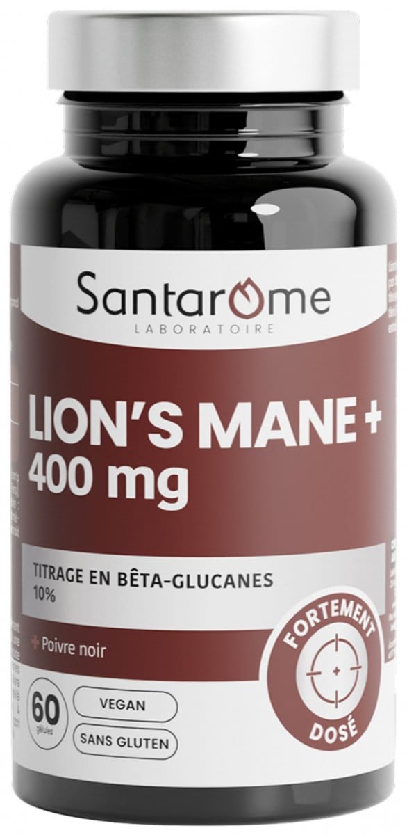 Santarome Lion's Mane 400 mg 60 Gélules