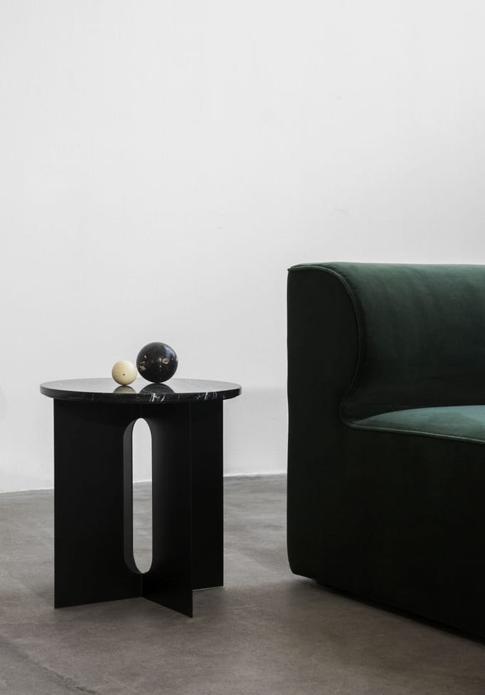 Audo - Tafelblad voor Androgyne Side Table - marmer zwart