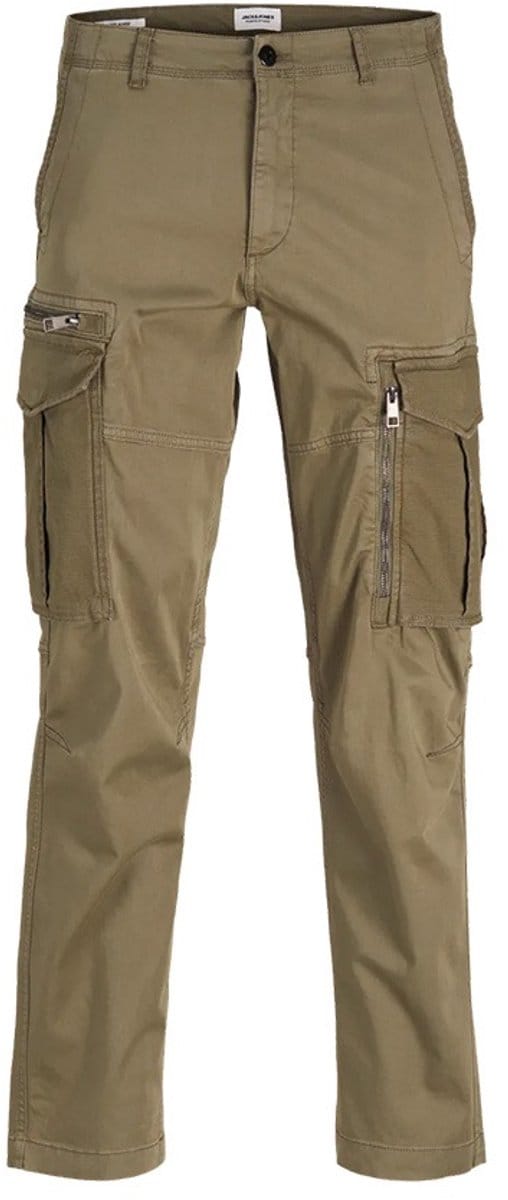 Jack & Jones heren kane cargo cruise relaxed fit bruin