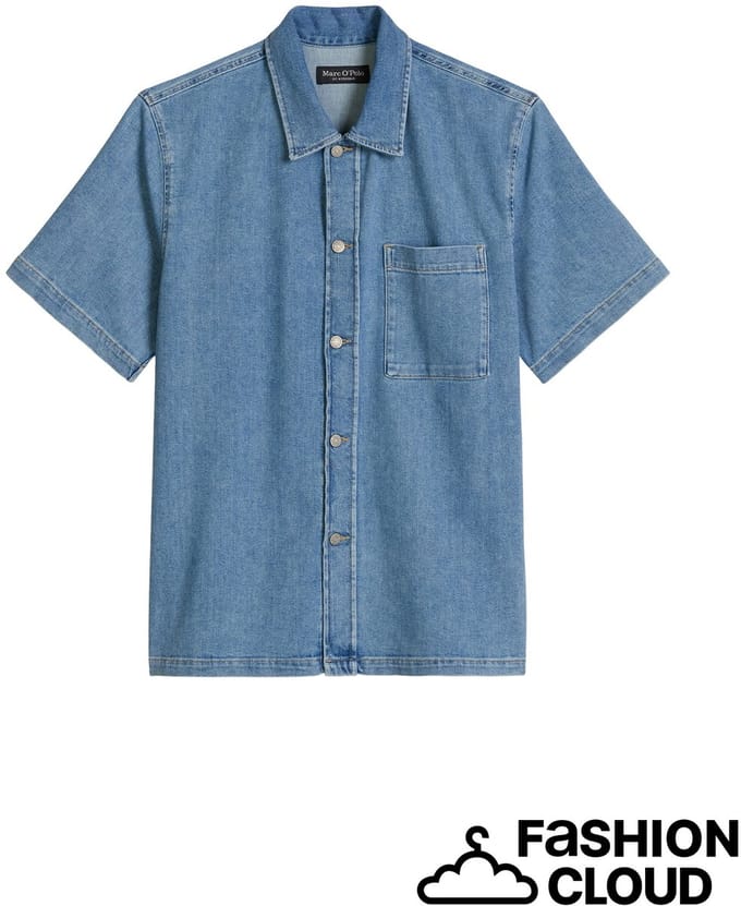 marc o'polo - Heren hemd - Maat XL - Mannen - blauw -