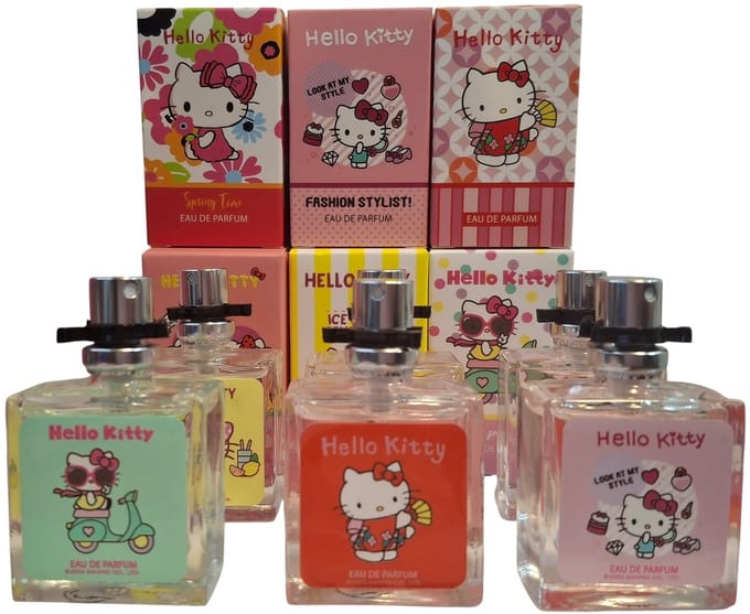 Hello Kitty Choose Your Style Parfum set 6 stuks voor kinderen - 6x15ml - Meisjes