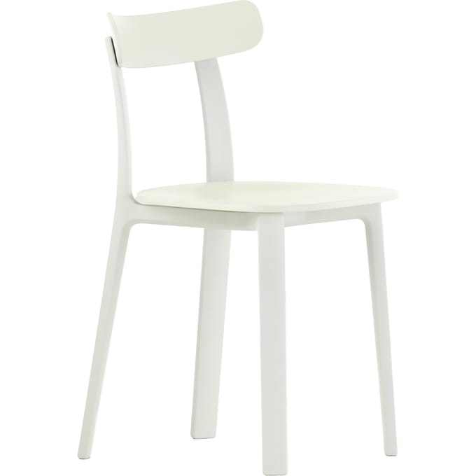 Vitra - All Plastic Chair - wit - two tone