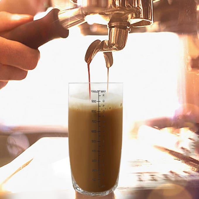 Lekvrije Transparante PC Hars Cocktail Shaker Mixer met Maatstreep Bar Tool(1000 ml) white