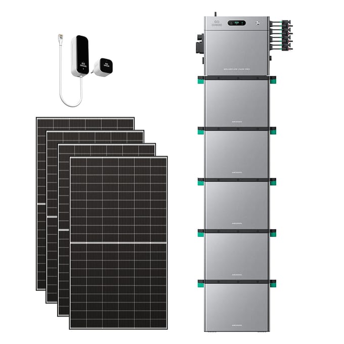 Zendure SolarFlow 2400 Pro - SolarFlow 2400 Pro & Slimme Meter P1 / 5*AB3000L (14.40 kWh) / 4*515W Bifacial Panel  (2600Wp Max)