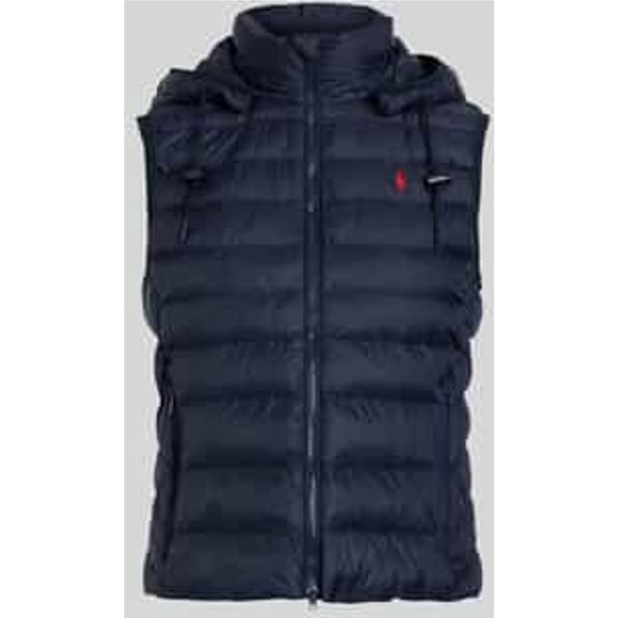 regular fit bodywarmer met gestikt logo