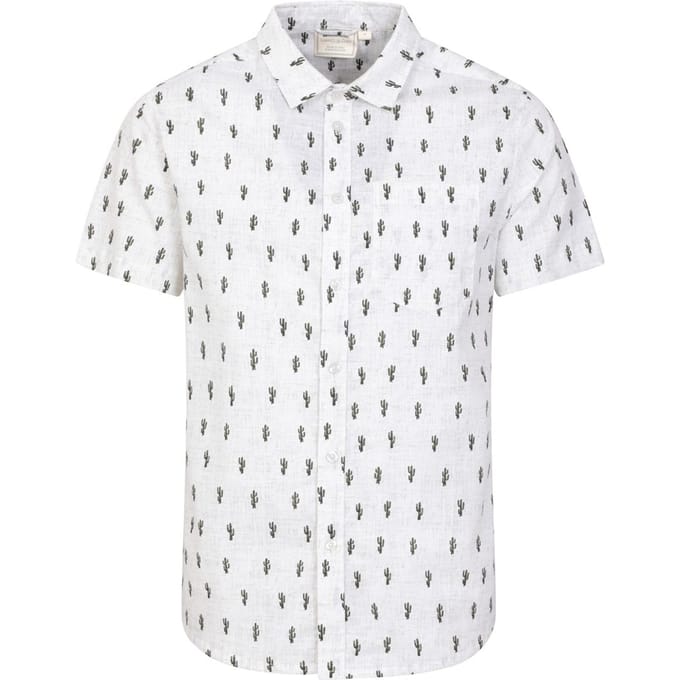 Mountain Warehouse Heren Preston Illustratie Shirt (Wit)