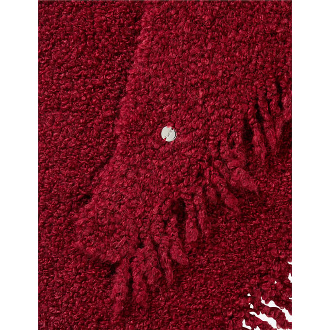 Brax Dames Sjaal  Style JANE wine red, donkerrood, maat 0SIZE