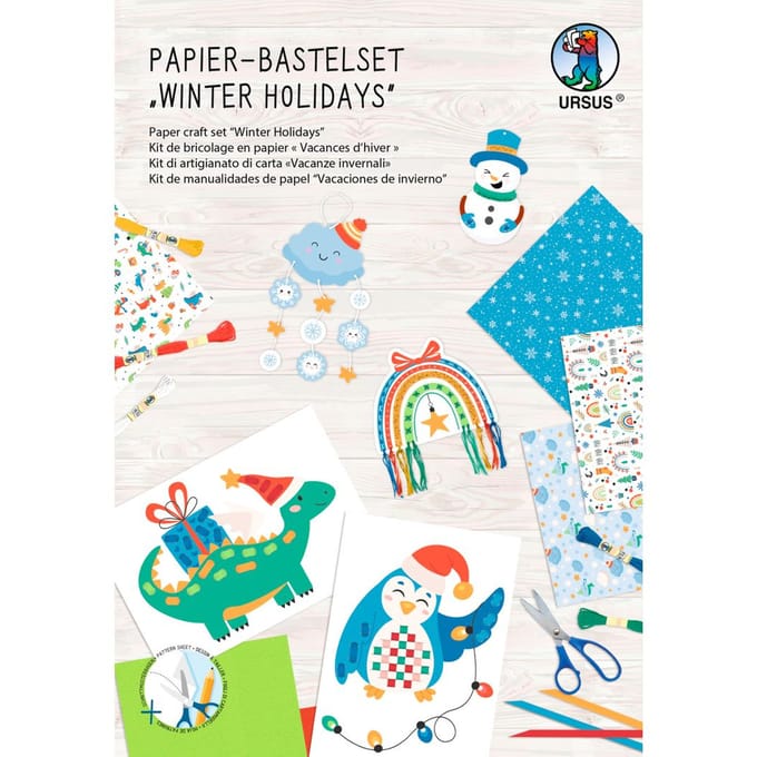 Papier knutselset - Winter Holidays