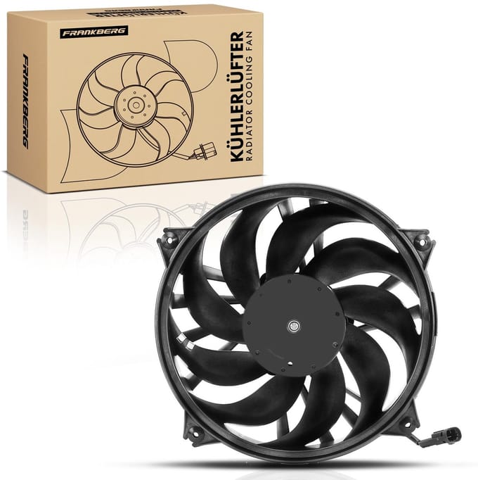 Frankberg 1x Motorradiator enkele ventilator