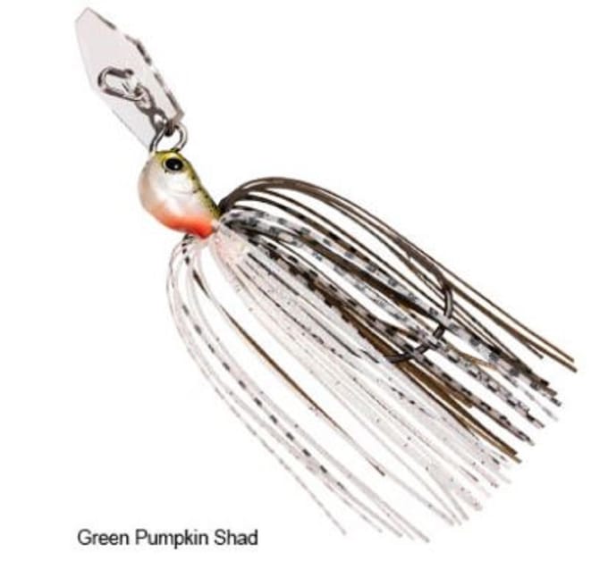 Zman Chatterbait Jackhammer Stealthblade 1/2 Oz Groene Pompoen Shad (4554) black