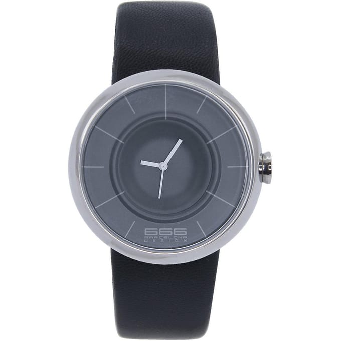 Horloge 666BARCELONA 666-291. Kwarts, Kleur grijs. Man. black