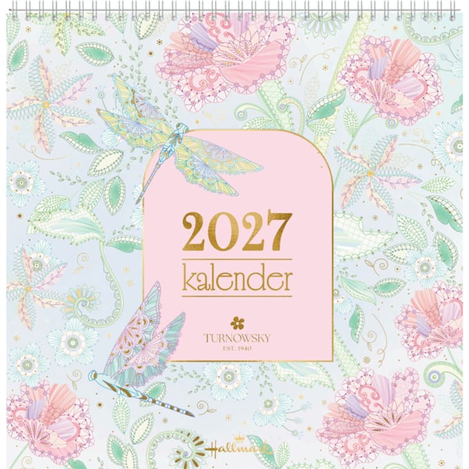 Maandkalender 2027 Turnowsky 290x290mm internationaal