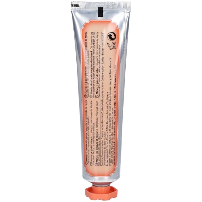 Marvis - Dentifrice Menthe & Gingembre 85ml