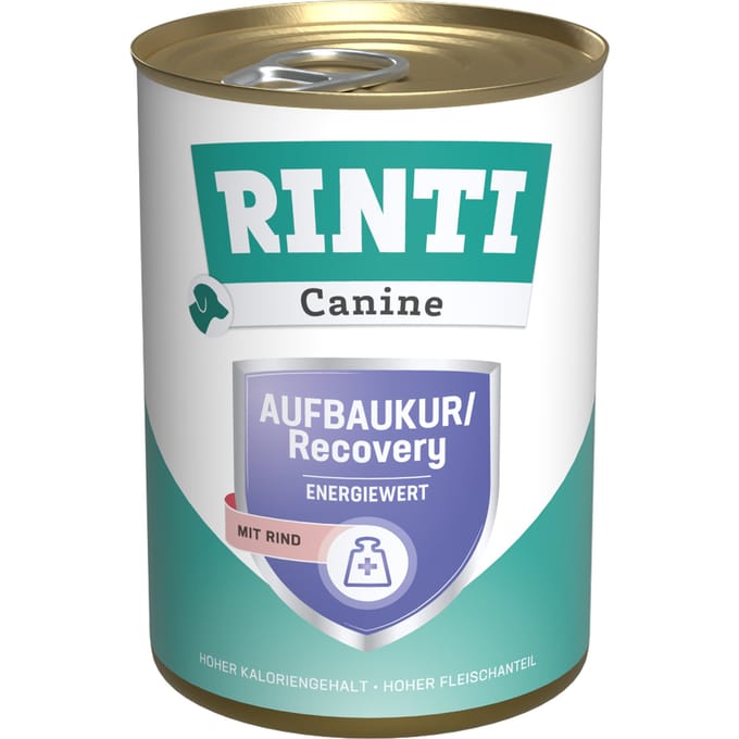 RINTI Canine Opbouwkuur met Rund 400 g - 12 x 400 g
