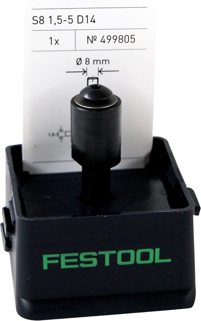 Freeskop S8 - Freesset - Groeven Maken - Variabele Diepte - 1.5-5mm