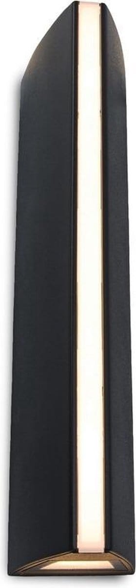 LUTEC Leo - Up & Down Wandlamp voor buiten - 3000K - LED - Zwart
