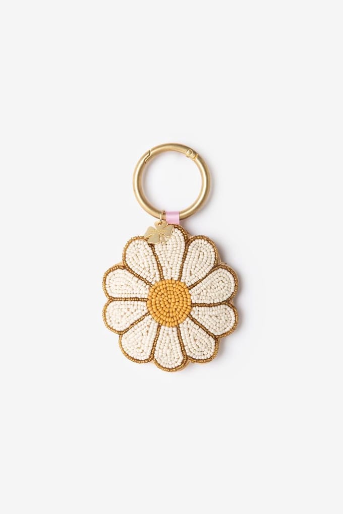 Sissy-Boy - Witte madeliefje bag charm