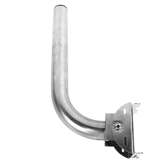 Montagepaal Weerstation Buiten Verstelbaar 36cm Antennemontagepaal Universele Beugel white