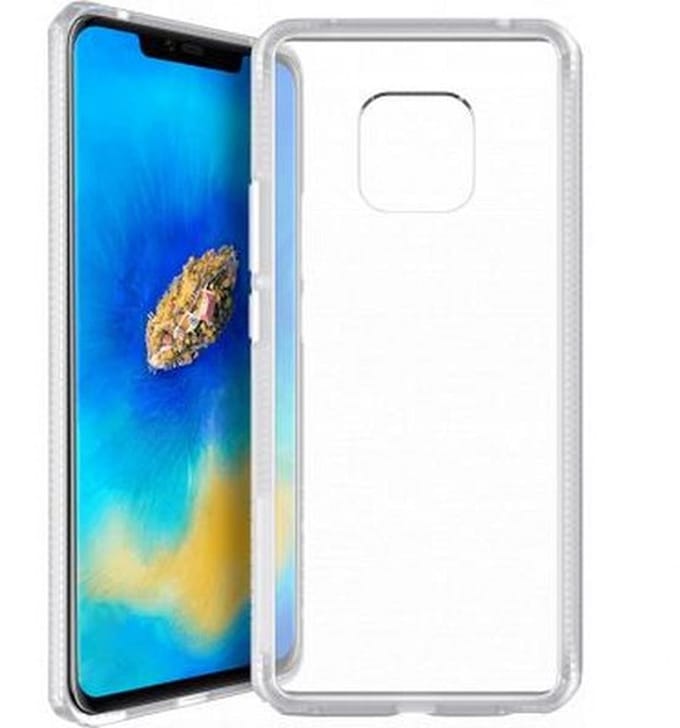 Itskins, Hoesje geschikt voor Huawei Mate 20 Pro - Hybride Hardcase, Transparant
