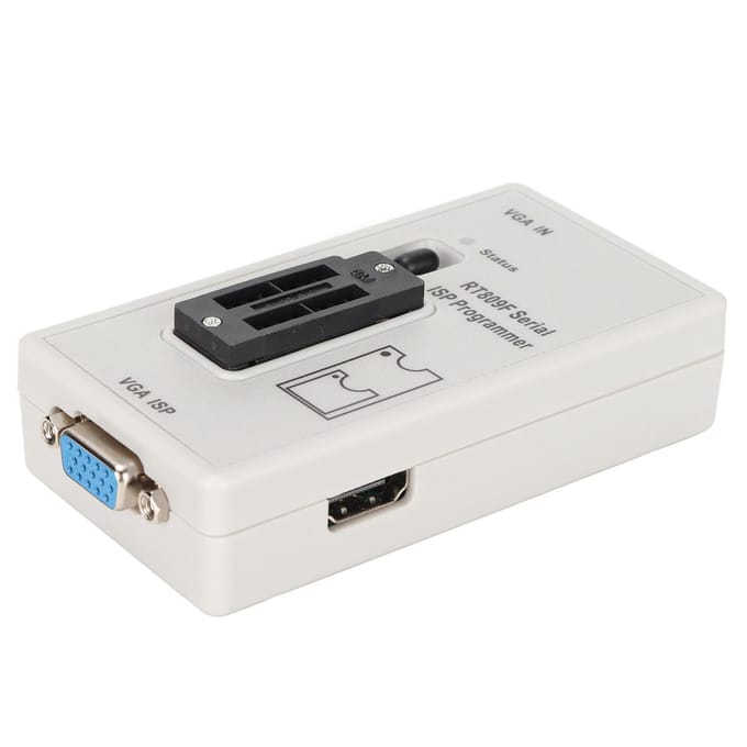 PC TV Écran Programmeur Identification Automatique Entrée VGA USB Sortie VGA HD Multimedia Interface white