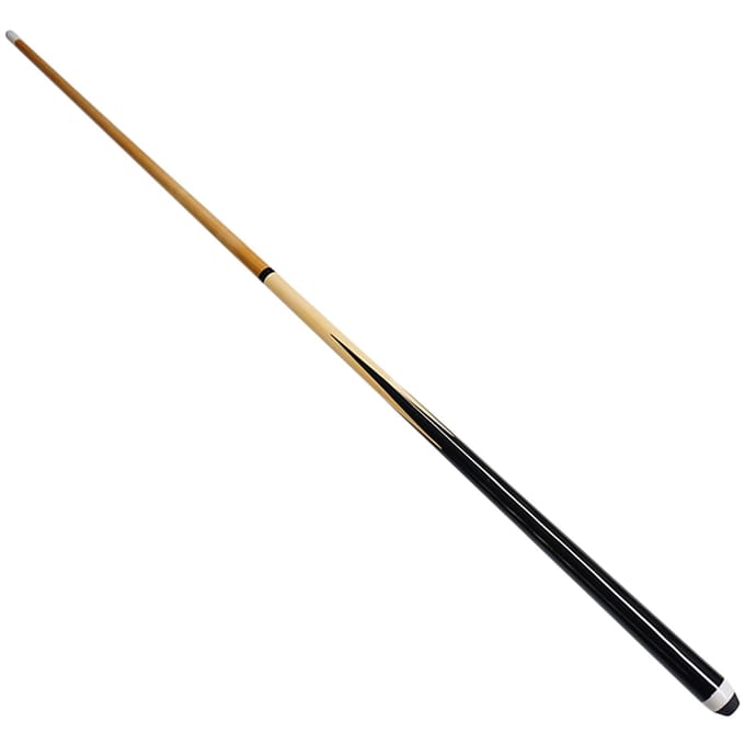 Biljartkeu Kinder-/Volwassen Poolkeu Whitewood Achtervorkontwerp 1/2 Gesplitst Geschikt voor Thuis Adult's 145cm beige