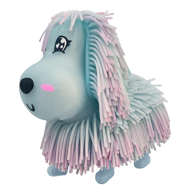 Jiggly Pets Pup blauw - Interactieve Puppy - met muziek
