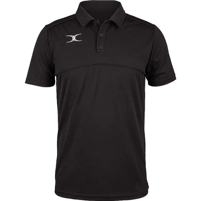 Gilbert Photon II Polo Snr Zwart - Medium