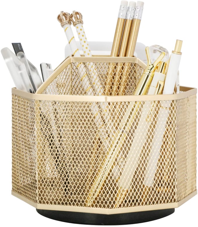 Bureau Organizer/Bureau Opberger/Pennenhouder/Multifunctionele Organizer (Goud)