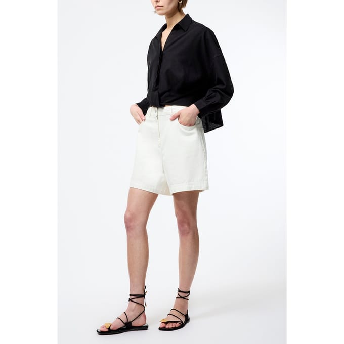 French Connection Ariette Lin Blendls Tuck Shirt Black Taglia: 8 | Magliette intime Outlet | Donna | Nero