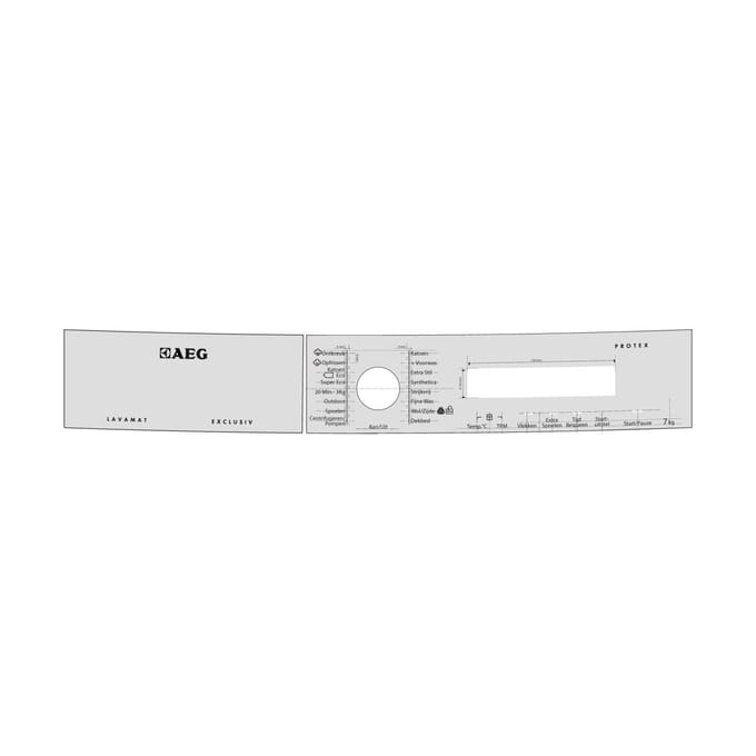 AEG inleg, controlepaneel, AEG 140035572019