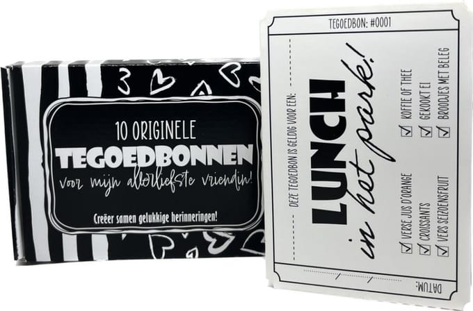 Doosje met Tegoedbonnen - voor mijn allerliefste vriendin