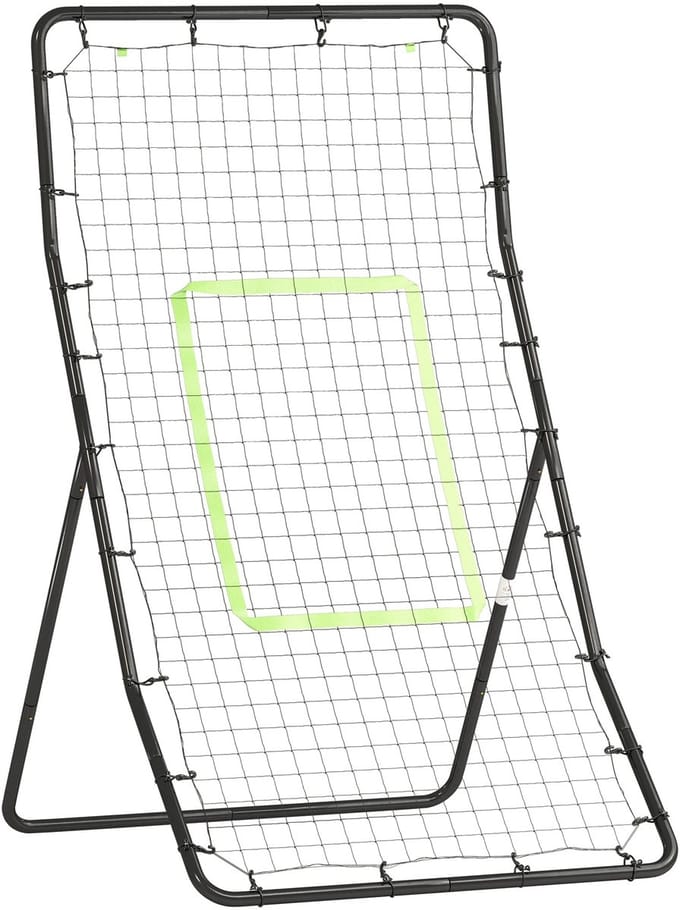 M-Goods - Volleybal Rebounder - Trainingsnet - Pitchback Net - Gerichte Slagzone - 90 x 80 x 140 cm