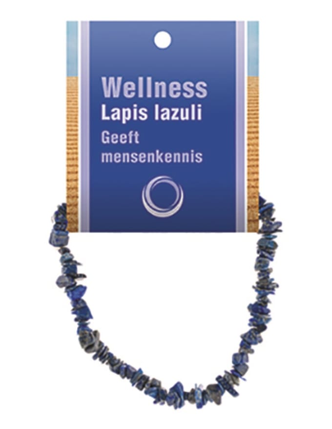 Lapis lazuli splitarmband + kaart