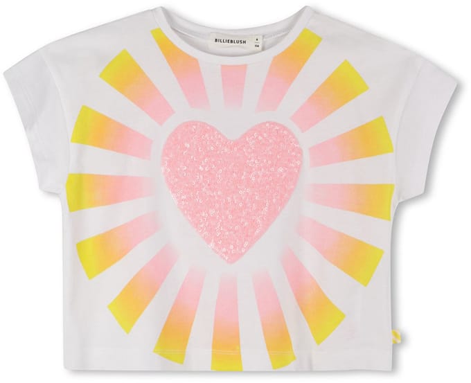 Billieblush U21416 T-shirt Met Korte Mouwen Wit 10 Years Meisje