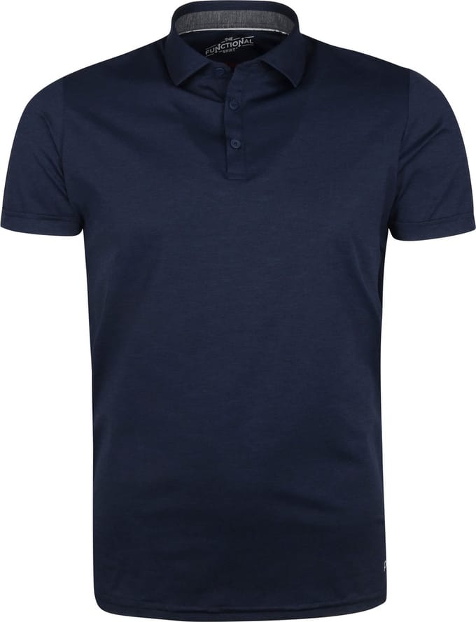 Pure Functional Polo KM Donkerblauw - Maat L - Heren