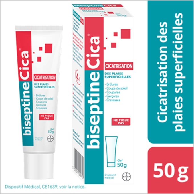 Bayer Biseptine Cica Oppervlakkige Wondgenezing 50 g