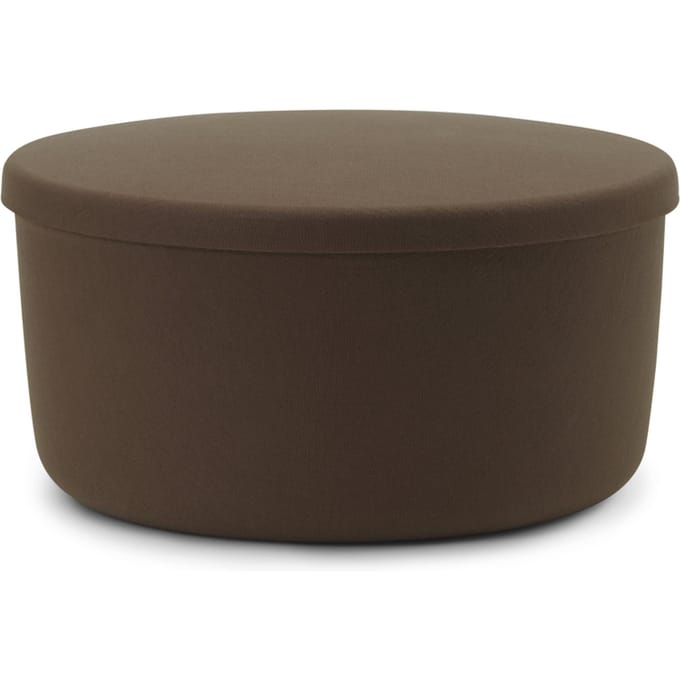 Normann Copenhagen Hide Storage Poef - brown - large