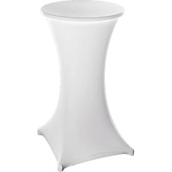 Hoes voor statafel, ø 700 mm, wit