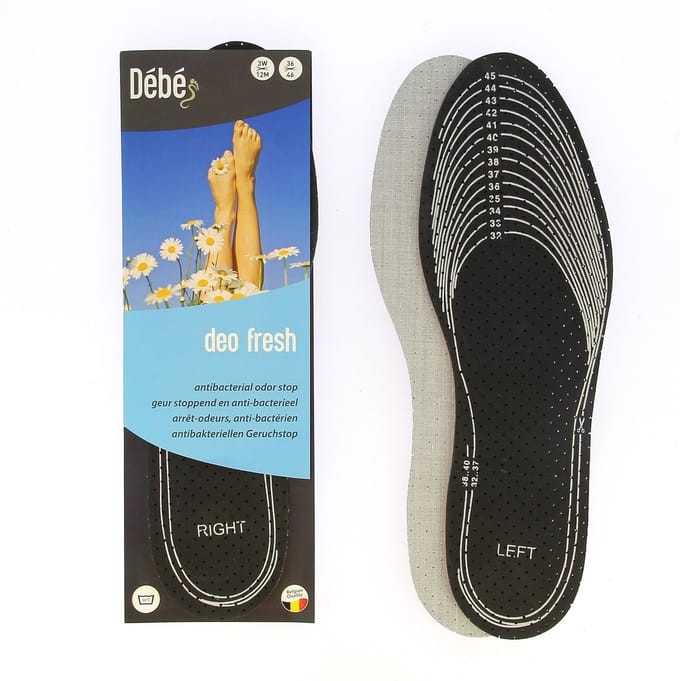 DEBE Deo fresh uitknip - Geurstoppende uitknip inlegzool met schokdempend effect - 36-46