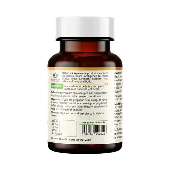 Curcuma (60 gélules, 500 mg), Curcuma, Maharishi Ayurveda