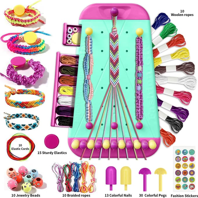 DIY Armbandenmaker Knutselpakket voor Kinderen & Studenten Elastische Houder