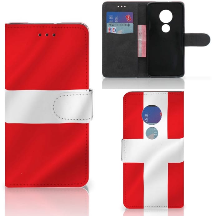 Motorola Moto G7 Play Bookstyle Case Denemarken