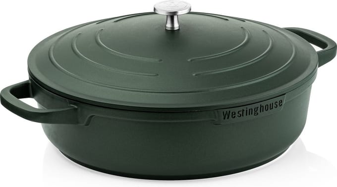 Westinghouse Performance Hapjespan – Ø32 cm – Inclusief Deksel – Inductie Pan – Groen
