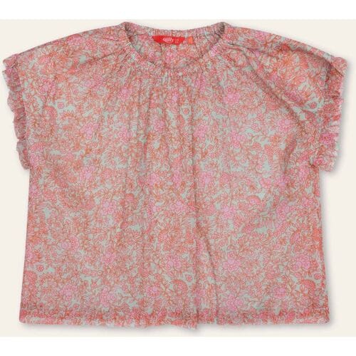 Oilily Bazar Blouse- maat110/5yr Surf Spray