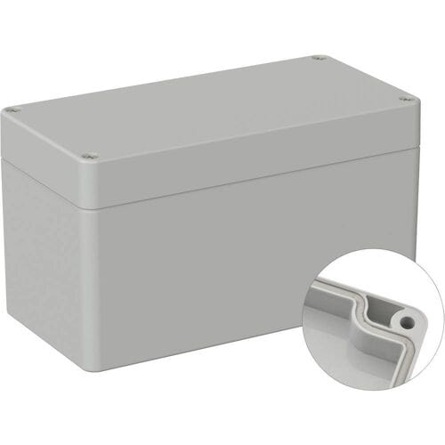 TRU COMPONENTS TC-9065668 Industriële behuizing 160 x 80 x 90 ABS Grijs-wit (RAL 7035) 1 stuk(s)