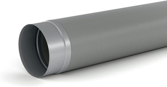 Flexibele Aluminium Ventilatiebuis Rond 150mm Diameter - 50 cm Lengte